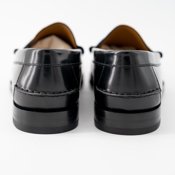 size 13G 13.5 US Gucci GG Loafer Tassel Black Leather Canvas main image 5
